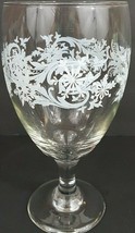 Libbey Holiday Winter Snowflake Wine Glasses Set Of 2 Blue &amp; White 16 Oz... - £12.48 GBP