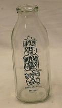Royal Crest Aristocrat of Milks 1 Quart Liquid Jar Glass Container Denve... - $29.69