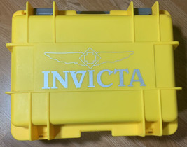 Invicta Yellow 8 Slot Luxury Watch Waterproof Venom Impact Resistant Case - £31.96 GBP