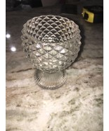 Clear Glass Crystal Look Candle Holder-Rare-SHIP N 24 HOURS - €29,98 EUR