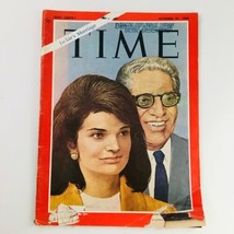 Time Magazine October 25 1968 Jacqueline Kennedy &amp; Aristotle Onassis Marriage - $12.30