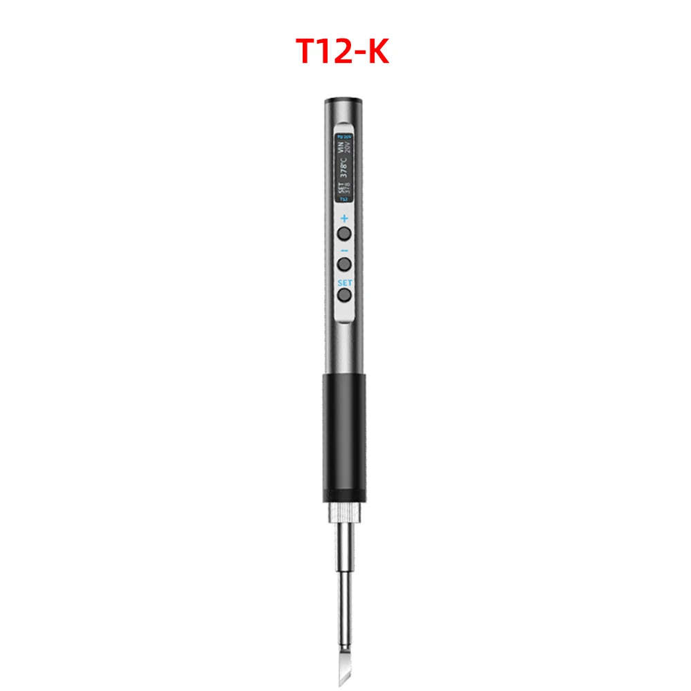 PTS100 T12 5-20V 65W Portable Electric Soldering  CNC  Body Temperature Adjustab - £46.44 GBP