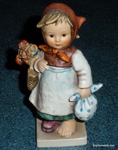 &quot;Weary Wanderer&quot; Goebel Hummel Figurine #204 TMK4 - Little Girl On An Ad... - £46.11 GBP