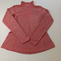 Columbia AL6458 Omni-Wick Women Layer First Half Zip Orange Stripe Knit ... - $14.54