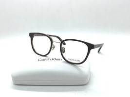 Calvin Klein CK18525A 243 AMBER HAVANA OPTICAL Eyeglasses Frame 51-21-140MM - £42.62 GBP