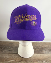 Minnesota Vikings Snapback Baseball Hat - Twins Enterprise Diesel Vintage Purple - £24.10 GBP