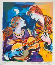 Zamy Steynovitz Serenade With Love Hand Signed Limited Serigraph on Paper - £31.10 GBP