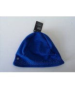NWT LULULEMON SYMB Blue Tech Fleece Cold Terrain Run Beanie Hat Men&#39;s OS - £32.72 GBP