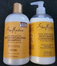 Shea Moisture Raw Shea Butter Shampoo &amp; Conditioner Set 13 oz (F2) - $27.96