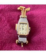Vintage Timex Gold Golf Bag Desk Clock 3.5” High, Great Gift for a Golf ... - $373.91 MXN