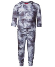 allbrand365 designer Baby Matching 2-Pieces Tie-Dyed Pajama Set,Dy Grey Tie,12M - £19.46 GBP