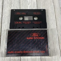 Vintage Ford Audio Systems Demonstration Tape 1987 Ford Cassette LORAN - £3.42 GBP
