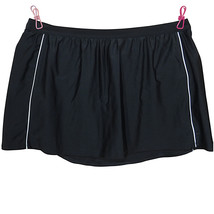 Merona Black Skirted Swim Bottom Swim Skirt Plus Size 16W-18W - $14.99