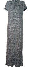 Jessica Howard Women&#39;s Maxi Evening Dress Vintage 90&#39;s Metallic Asian Inspired  - £36.97 GBP
