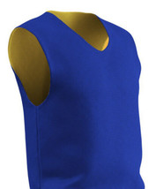 Adult Small Reversible Athletic Team Practice Jersey Royal/Gold Basketba... - $16.71
