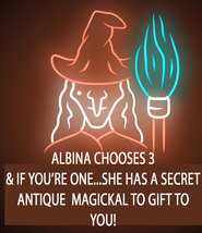 SPECIAL FREE W $120! ALBINA CHOOSES 3 TO GIFT 3 ANTIQUE MAGICK ALS. IS IT YOU??? image 2