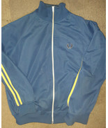 Fred Perry Blue Track Jacket Skinhead Mod Size Large - $29.99