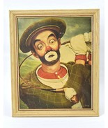 Hobo Clown Golfing Golf Swing Framed Print On Wood Leslie Emery - £61.50 GBP