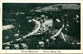 Pocono Manor Pensione Pennsylvania 1941 Cartolina B4 - £4.80 GBP