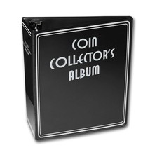 1 BCW 3&quot; Heavy Duty D-ring Black Coin Collectors Binder Album - $326.86 MXN