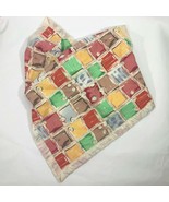 Watercolor Pastels Print Lined Throw 43.5 x 36 inches - $289.13 MXN
