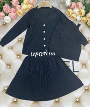 Free Shipping 2022 Autumn Women&#39;s Elegant Sweater 3-Piece Set V-neck Long Sleeve - £140.66 GBP