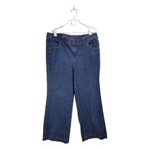 Lane Bryant Jeans Womens Size 20 Boot Cut Tall Dark Wash High Rise Cotton Blend - £16.44 GBP