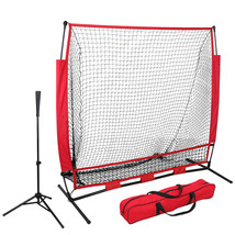 5&#39;5&#39; Commercial Grade Baseball Practice Net Batting Tee Pro Style Heavy ... - £71.55 GBP