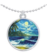 Diamond Head Hawaii Moon Round Pendant Necklace Beautiful Fashion Jewelry - €14,60 EUR Diamond Head Hawaii Moon Round Pendant Necklace Beautiful Fashion Jewelry - €14,60 EUR