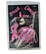 W Squared Fishing Lure Pink Spinner Blade and EZ Skirt 3/8 oz. Breast Ca... - $10.90