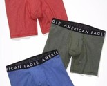 American Eagle AEO Boxer Brief Underwear 3 Pack Red Blue Green Size XL - $18.69