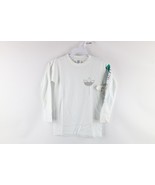 NOS Vtg 80s Adidas Boys Size S Spell Out Trefoil Long Sleeve T-Shirt Whi... - $79.81 CAD