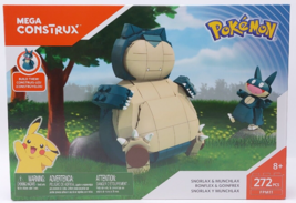 Mega Bloks Construx Pokemon Snorlax &amp; Munchlax FPM11 NEW - $35.96