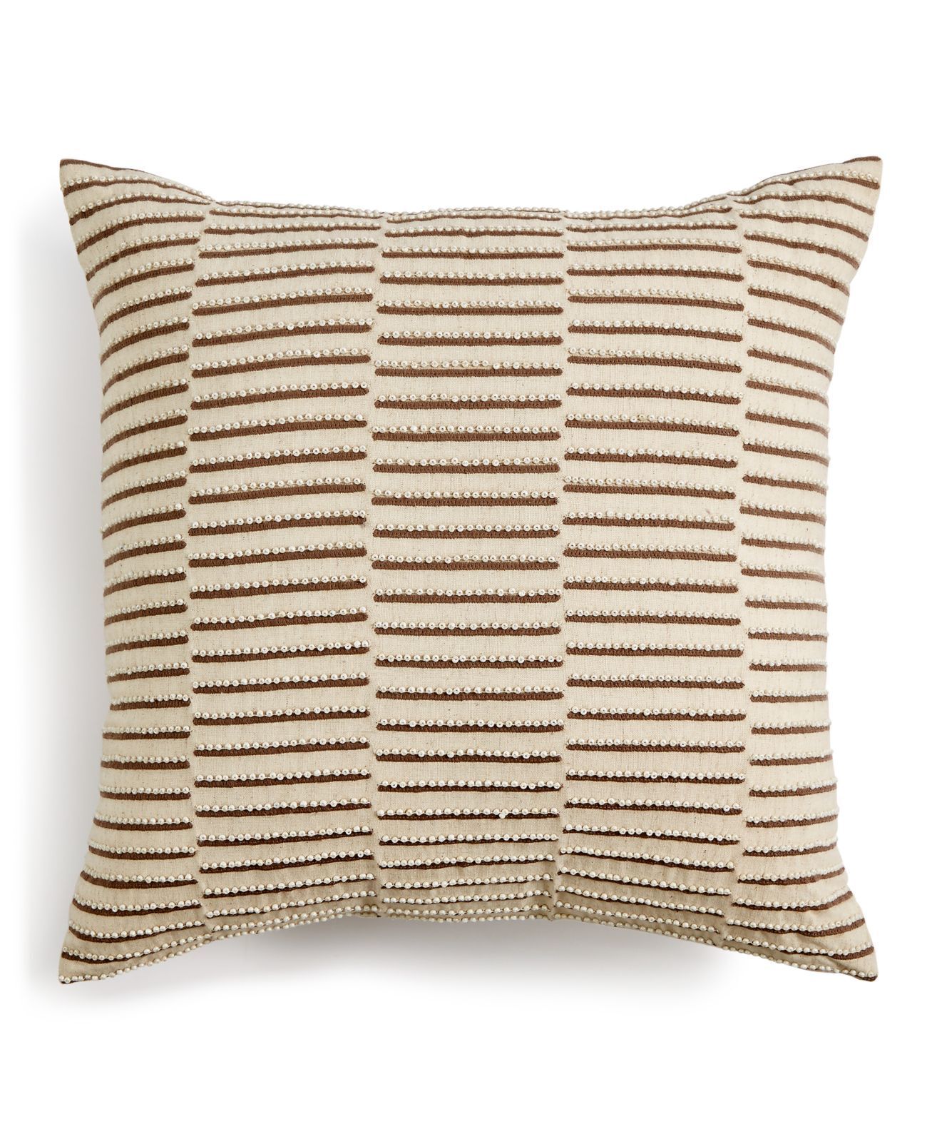 Hotel Collection Honeycomb Decorative Throw Pillow Size 18 x 18 Color Oatmeal - $89.99