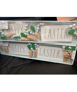 Rae Dunn Wooden “HAPPY EASTER” Bunny &amp; Carrot Garland  45”  - $23.74