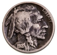 1918/7-D 5C Nickel Buffalo En Très Bon État VG, Légèrement Poreux - $1,242.60