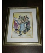 Framed Israel Art,Sara Hagay,water color original - £229.65 GBP