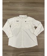 Patagonia Shirt Mens XL White Long Sleeve Sol Patrol II Vented Fishing - $46.92 CAD