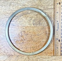 Old Metal Clock Dial Pan Trim Ring (5.36 Inch Dia, 4.84 Inner Dia)  (KD1... - £10.94 GBP