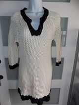 GAP BODY Ivory /Black Swimsuit Cover Up Size S Women's NWOT - $30.00