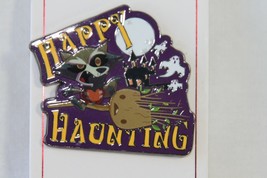 Disney Pin Marvel (New) Happy Haunting - Racoon, Groot &amp; Ghosts - Purple - £16.55 GBP