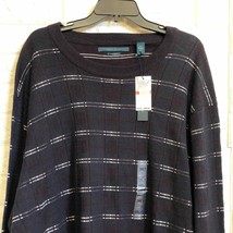 Perry Ellis dark sapphire big &amp; tall WOOL blend sweater 3XLT - $66.48