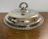 Covered Silver Plate 1-1/2Qt. Casserole with Glass Pyrex Dish Insert IS ... - $19.59