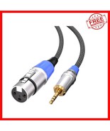 Professional Grade 10ft XLR to 1/8 Inch Mic Cable for Quality Sound Reco... - $483.92 MXN