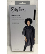 Betty Dain Whisper Styling Cape Style 199S Black 45&quot; wide x 55&quot; long - $15.92