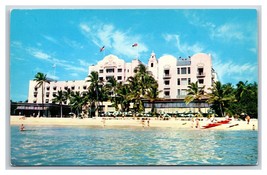 Reale Hawaiano Hotel Waikiki Hawaii Hi Unp Cromo Cartolina H19 - £2.39 GBP