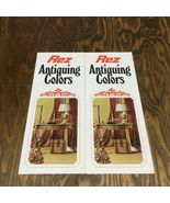Vintage advertising pamphlets for Rez antiquing colors movie photo prop ... - €16,92 EUR