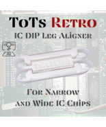 IC DIP Leg Aligner White For Vintage 8-Bit Chips, Commodore 64, 128 &amp; more - €7,69 EUR