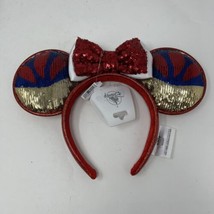 Disney Parks Princess Snow White Minnie Sequin Headband Ears Adult - NEW - £27.31 GBP