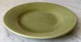 Pottery Barn Sausalito Sage Green Dinner Plate Rustic Hand Painted 12.25&quot; - £12.58 GBP